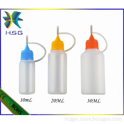 Plastic Needle Bottle with 10ml/20ml/30ml Capacity